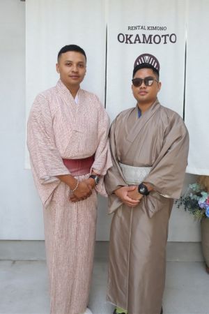 男性着物