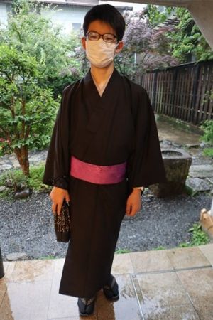 男性着物