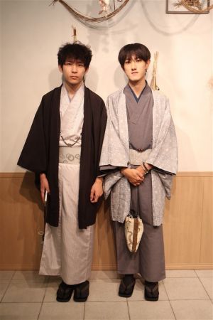 男性着物