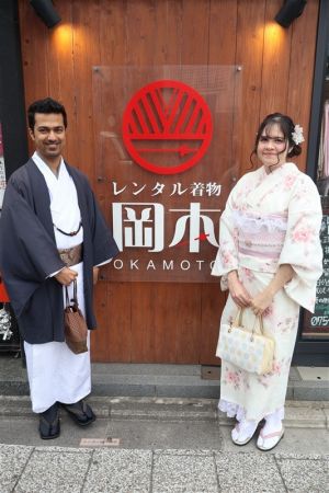 男性着物