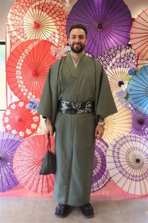 男性着物