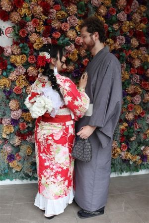 男性着物