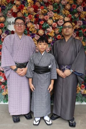 男性着物