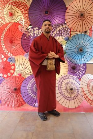 男性着物