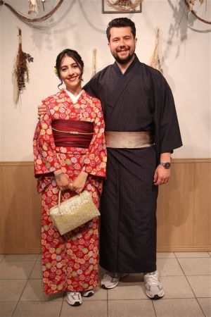 男性着物