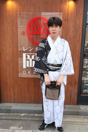 男性着物