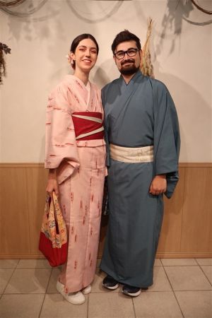 男性着物