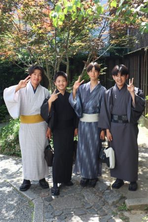 男性着物