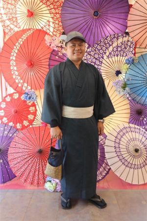 男性着物