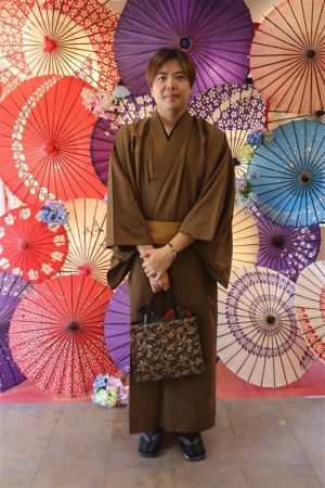 男性着物
