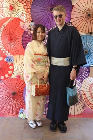 男性着物