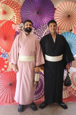男性着物