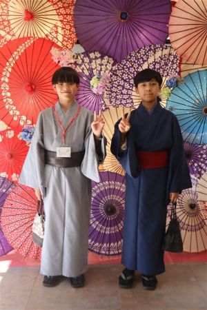 男性着物