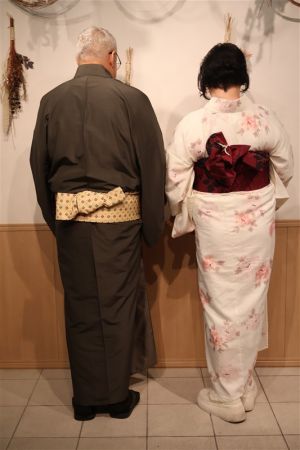 男性着物