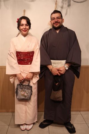 男性着物