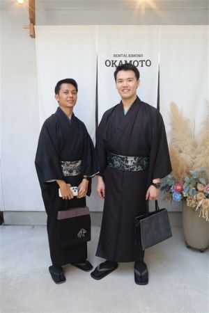 男性着物