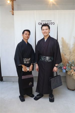 男性着物