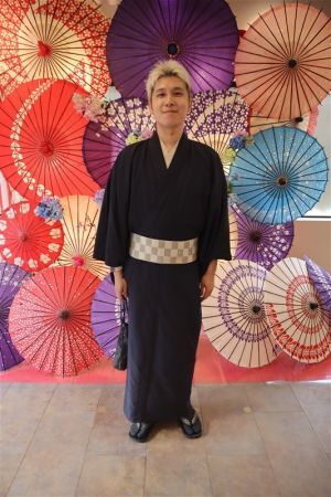 男性着物