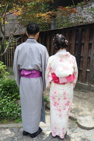 男性着物