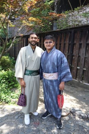 男性着物