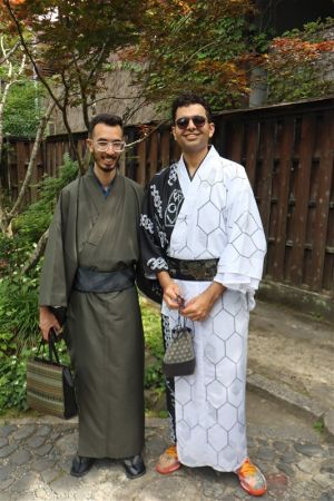 男性着物