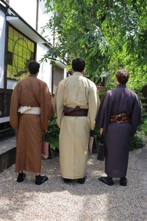 男性着物