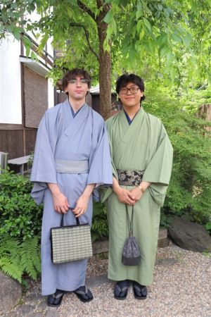 男性着物