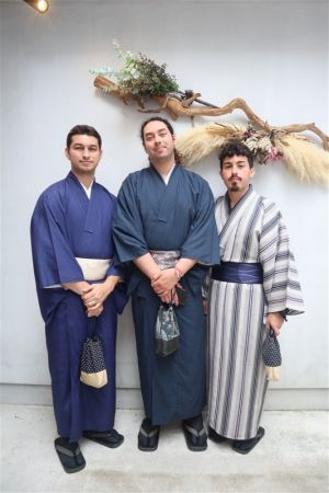 男性着物