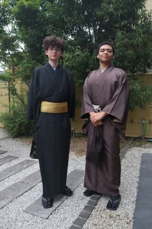 男性着物