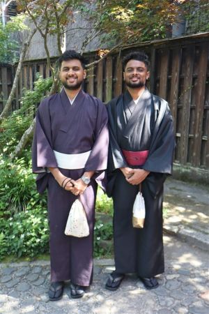 男性着物