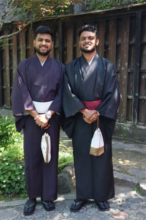 男性着物