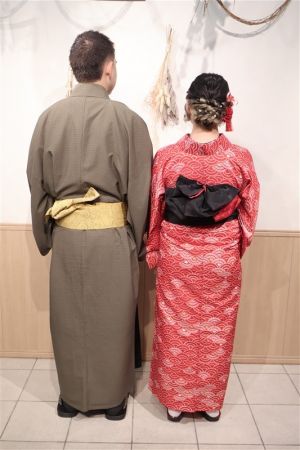 男性着物