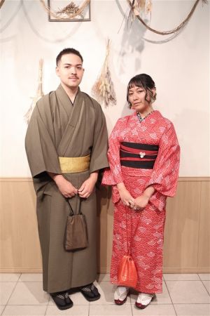 男性着物