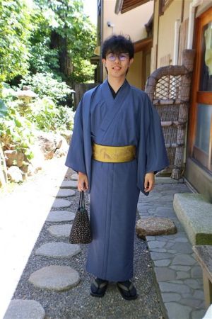 男性着物