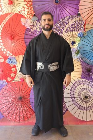 男性着物