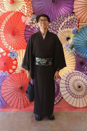 男性着物