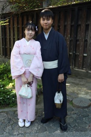男性着物