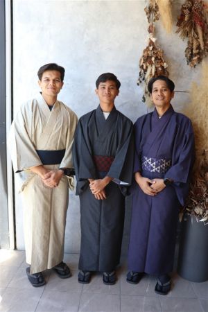 男性着物