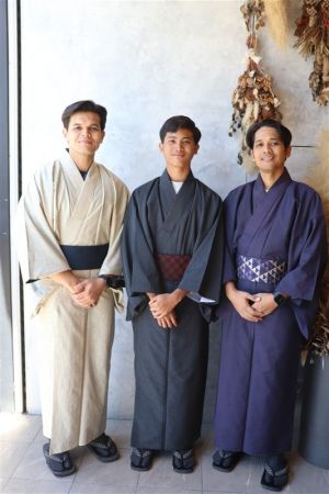男性着物