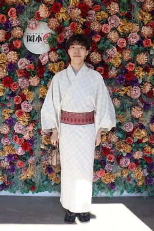 男性着物