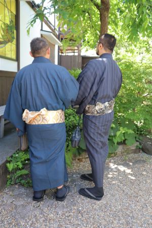 男性着物