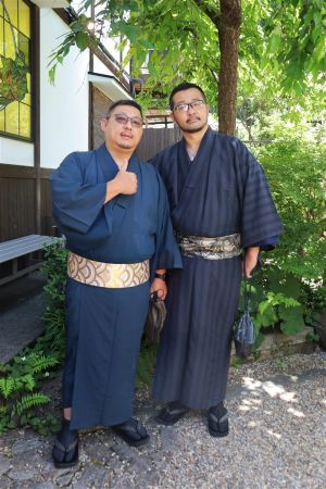 男性着物