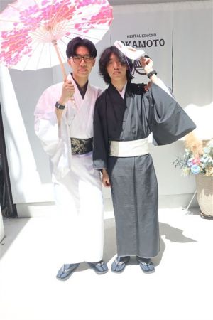 男性着物