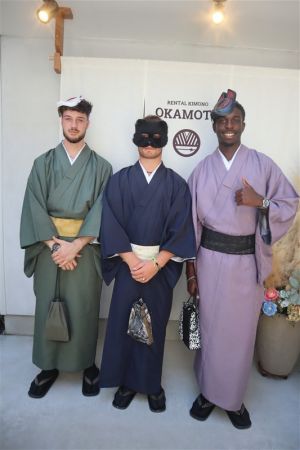 男性着物