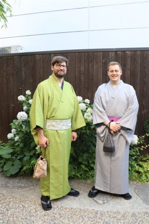 男性着物