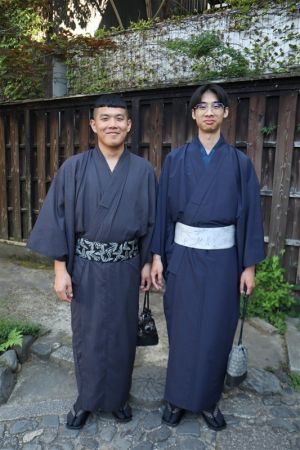 男性着物