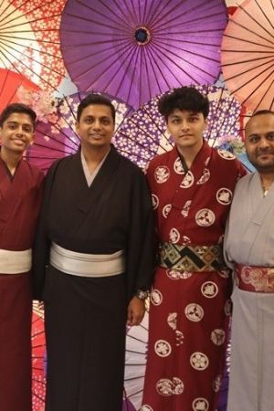 男性着物