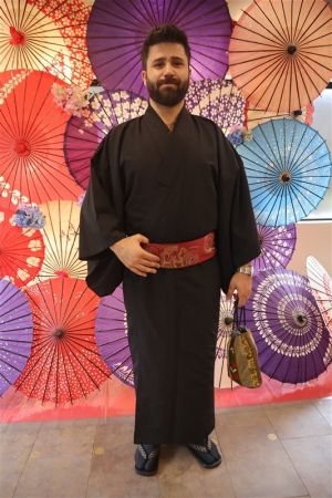 男性着物