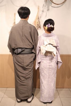 男性着物