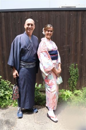 男性着物
